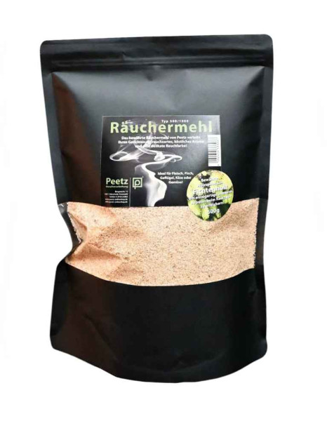 Peetz Räuchermehl 100 Prozent Fichtenholz 500 g