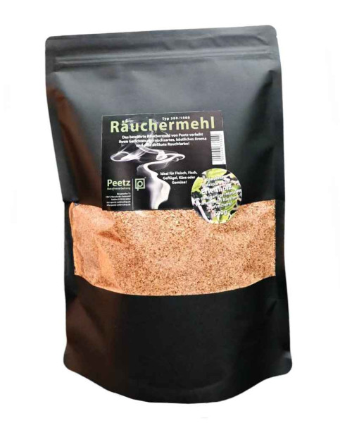 Peetz Räuchermehl 100 Prozent Erlenholz 500 g